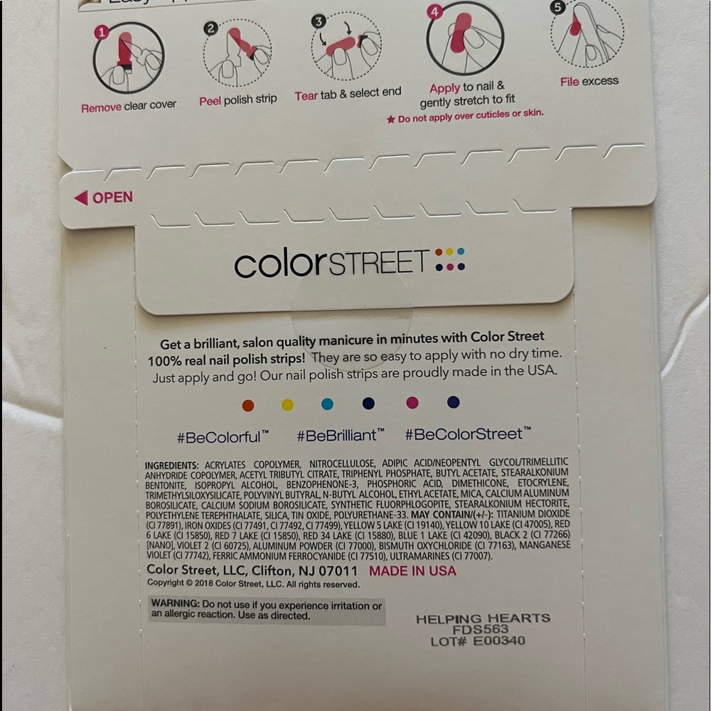 Color Street Helping Hearts Foundation Set - Picture 2 of 2